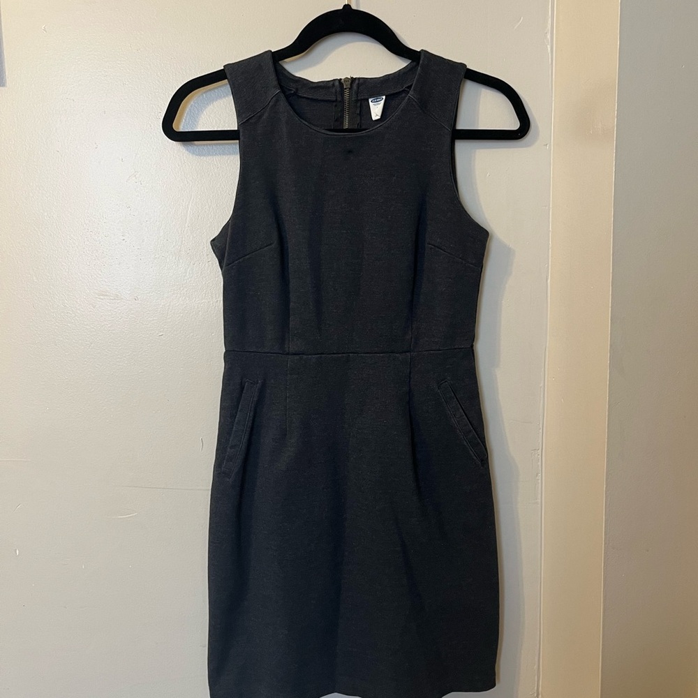 Old Navy Dark Grey Sleeveless Dress